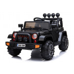 Elektrické autíčko - Jeep BRD-7588 4x4 - nelakované - čierne